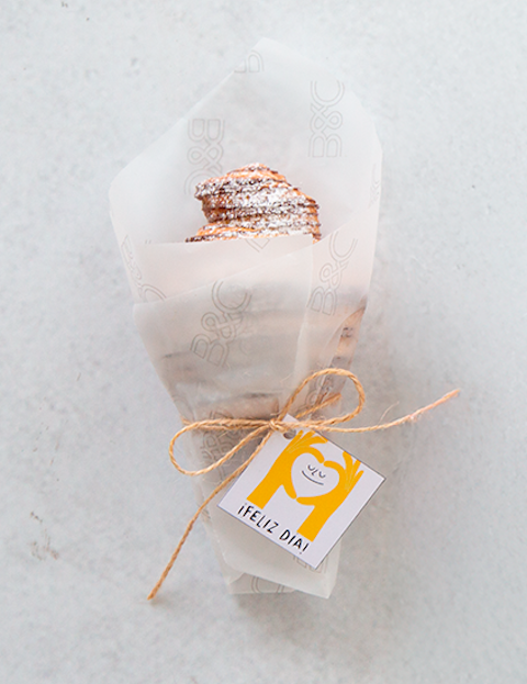 Ramo de hojaldre - Chocolate