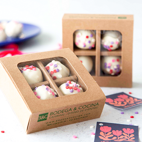 Trufas confetti
