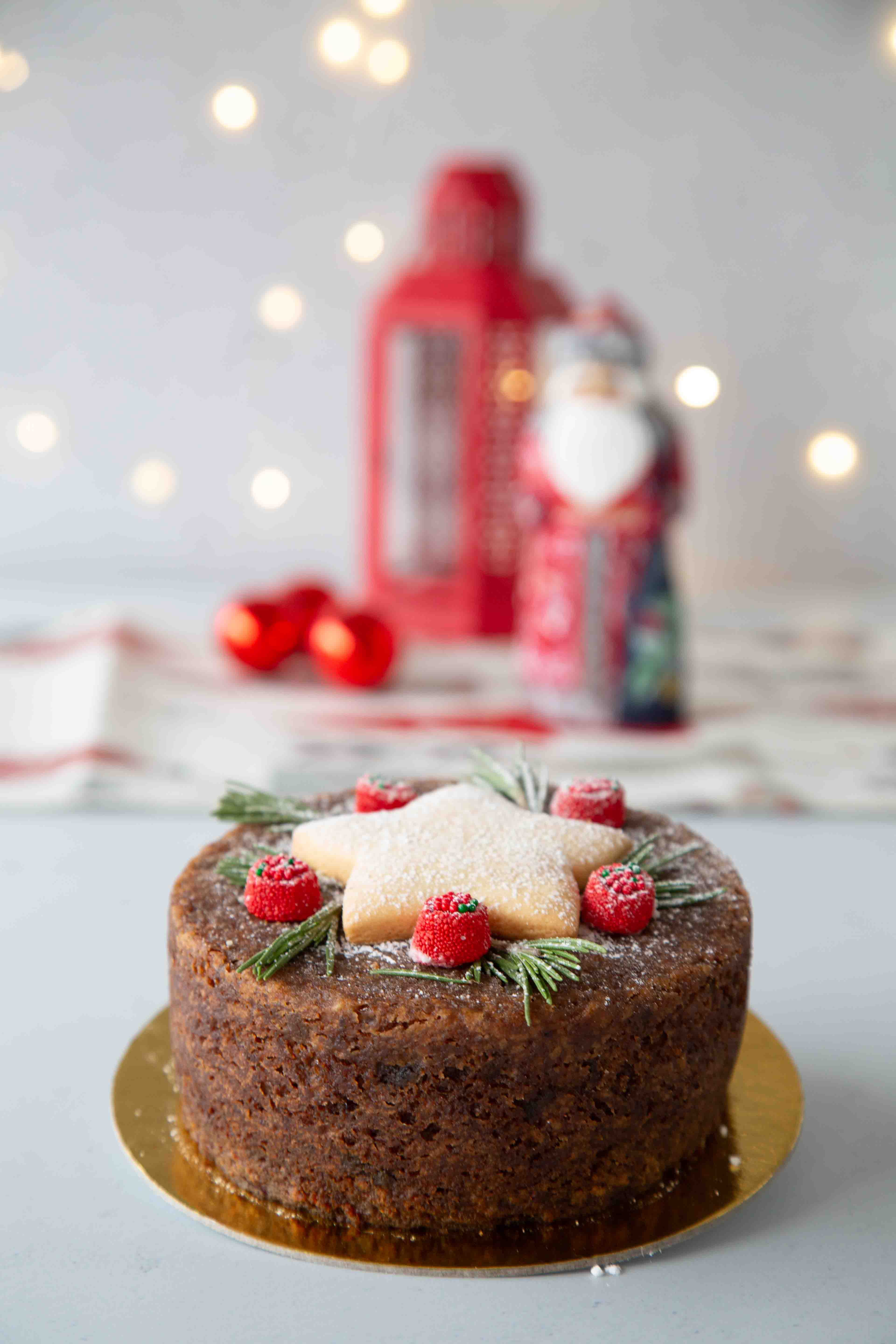 Ponqué tradicional de navidad