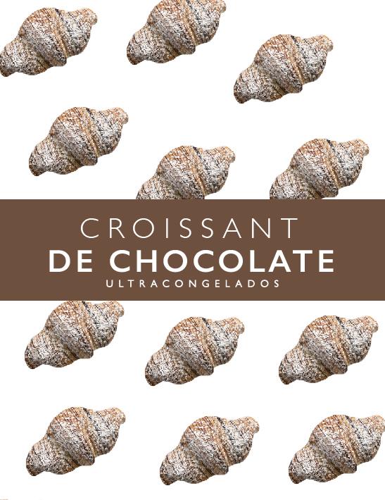 Croissant de chocolate 25grs