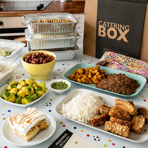 Catering box para calentar - Frijoles 